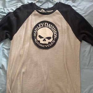Harley Davidson Baseball Tee